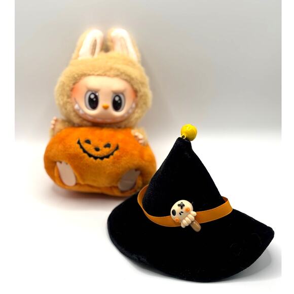 NEW Halloween Pumpkin Witch Costume for Labubu - Costume Only - Picture 3 of 3